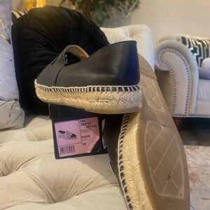 Woman’s Chanel Black Lambskin Espadrilles